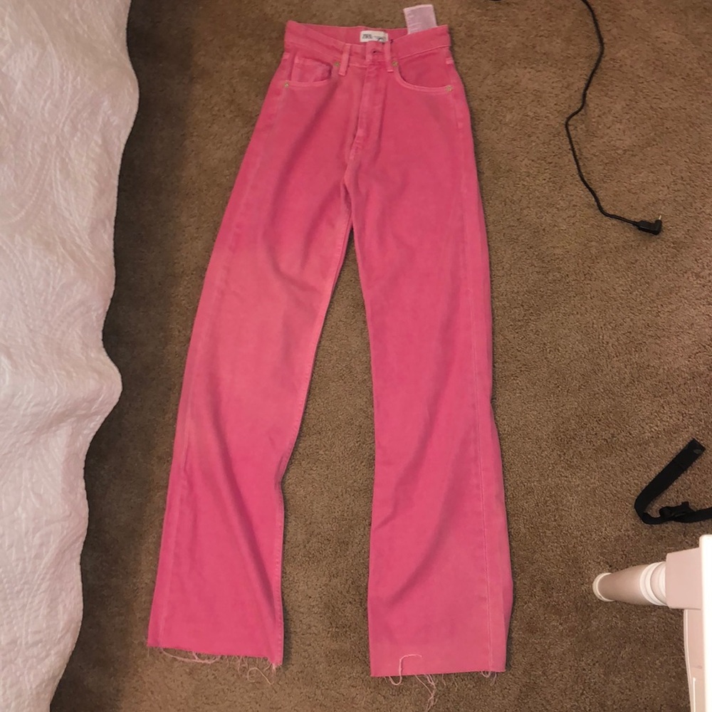 zara wide leg jeans